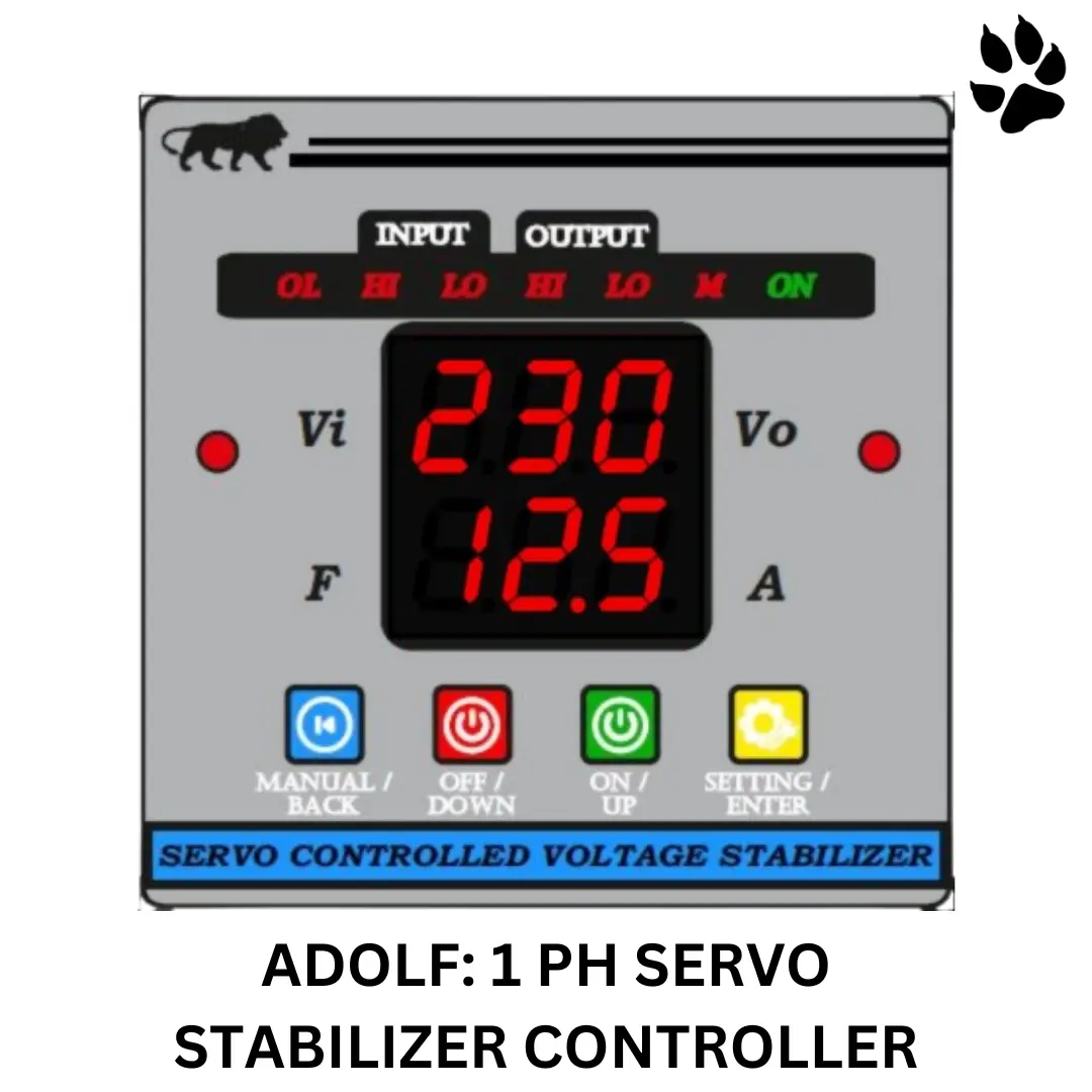 ADOLF 1PHASE SERVO STABILIZER CONTROLLER4